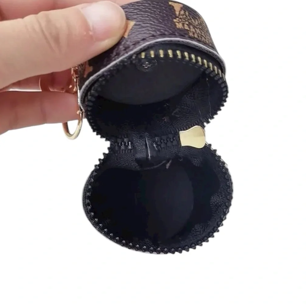 Bag Charm Lipstick Holder Keychain w/Ribbon NWOT